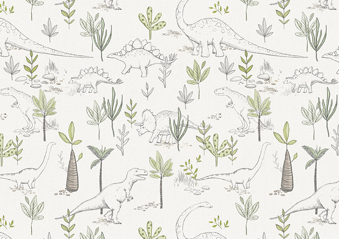 Dino Park, Forest - Made to Measure Curtains - Image 9